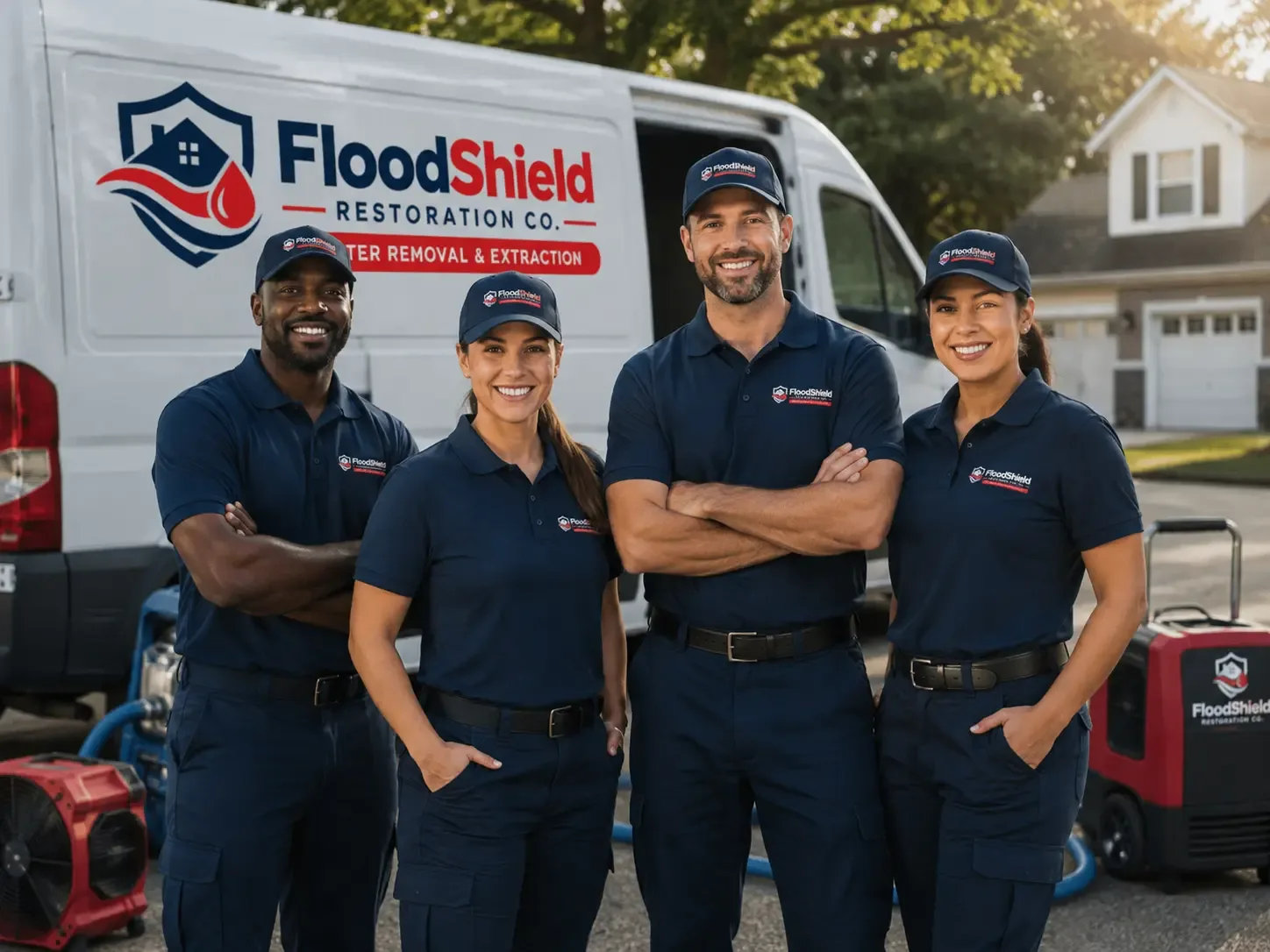 Flood Damage Restoration company in Cabins, WV